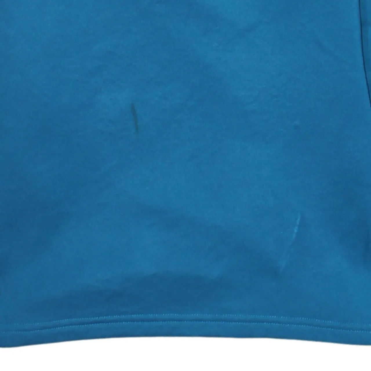 Adidas Turquoise Blue Sweatshirt Women’s Medium Embroidered Logo Quarter Zip Three Stripe Top sold by Vintage Club product image thumbnail 4