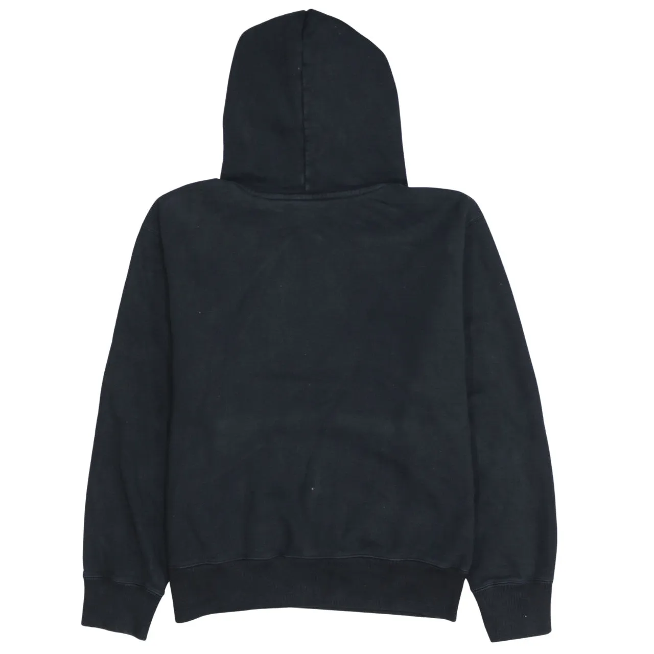 Adidas Black Hoodie Men's Medium Small Trefoil Logo Front Pouch Pullover Sweatshirt sold by Vintage Club product image thumbnail 2