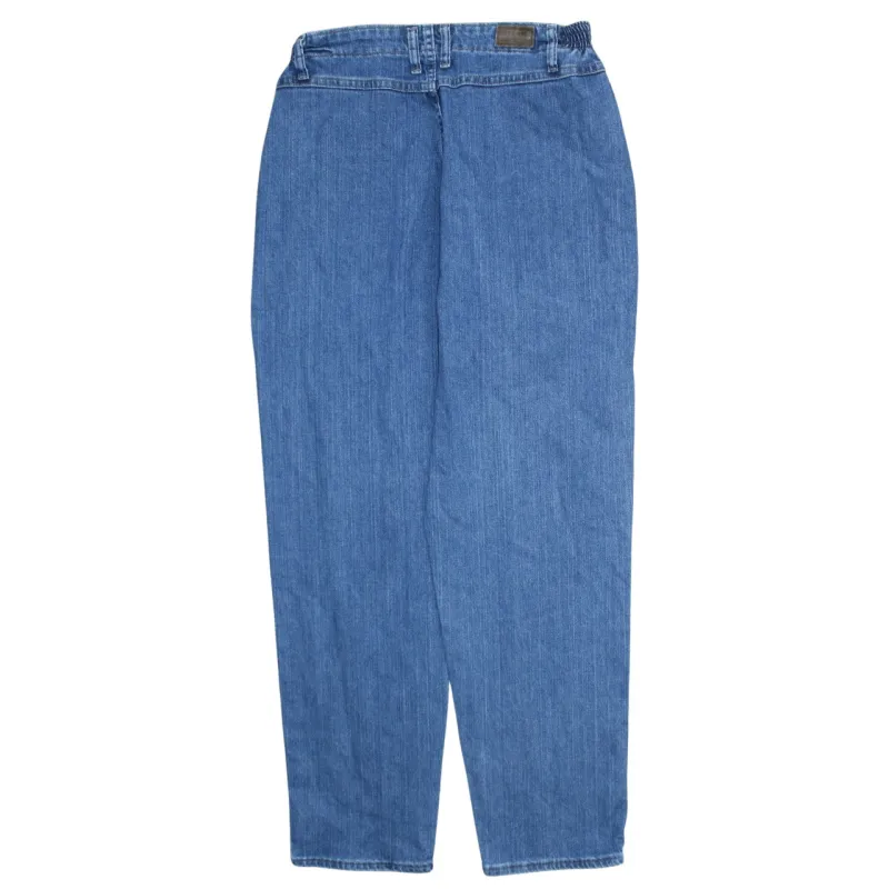 Lee Blue Denim Jeans Men's 34 Elastic Waist Relaxed Fit Casual Trousers Pants sold by Vintage Club