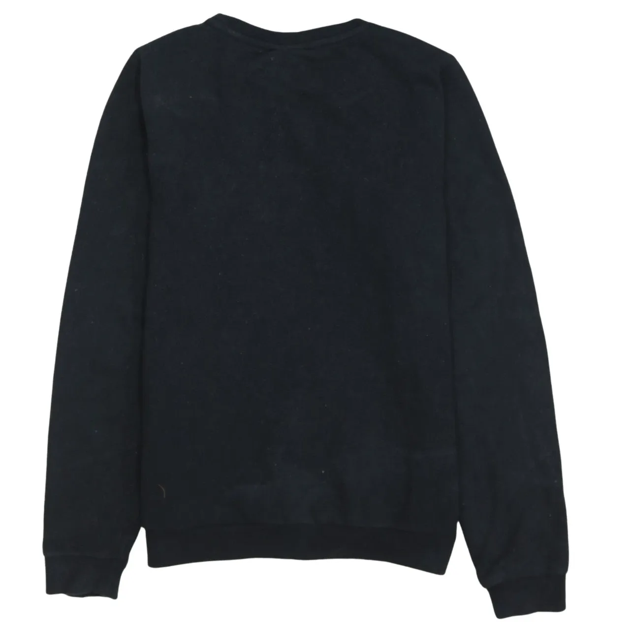 Ellesse Black Sweatshirt Women’s Small Printed Front Logo Crewneck Pullover Fleece Top sold by Vintage Club product image thumbnail 2