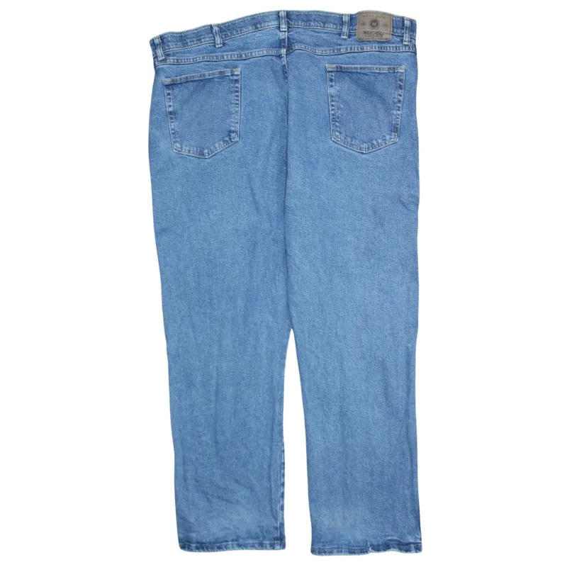 Wrangler Light Blue Jeans Men's 44x29 Regular Fit Classic Five Pocket Denim Trousers sold by Vintage Club