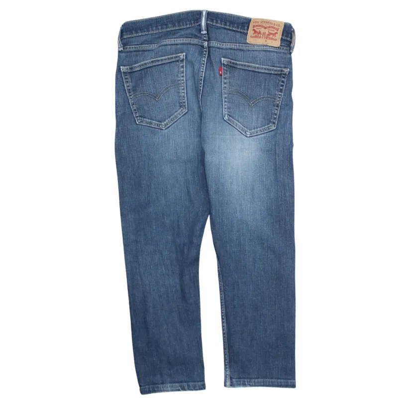 Levi's Blue Denim Jeans Men's 34 Straight Leg Five Pocket Classic Denim Pants sold by Vintage Club