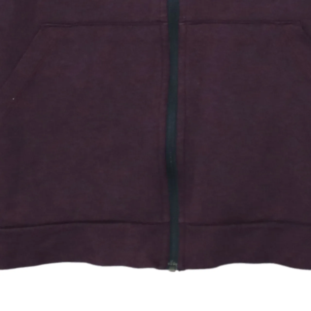 Adidas Burgundy Red Hoodie Men's Small Full Zip Logo Sleeve Pocket Casual Sweatshirt sold by Vintage Club product image thumbnail 4