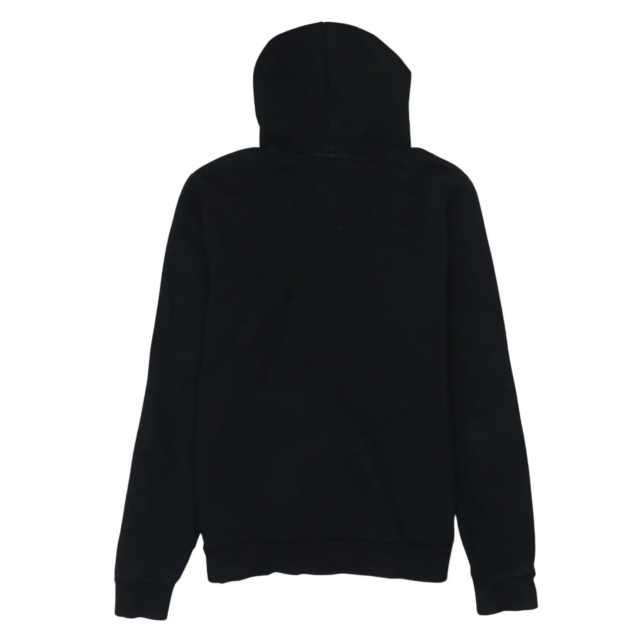 Puma Black Hoodie Women's Large Embroidered Chest Logo Drawstring Pullover Sweatshirt sold by Vintage Club product image thumbnail 2
