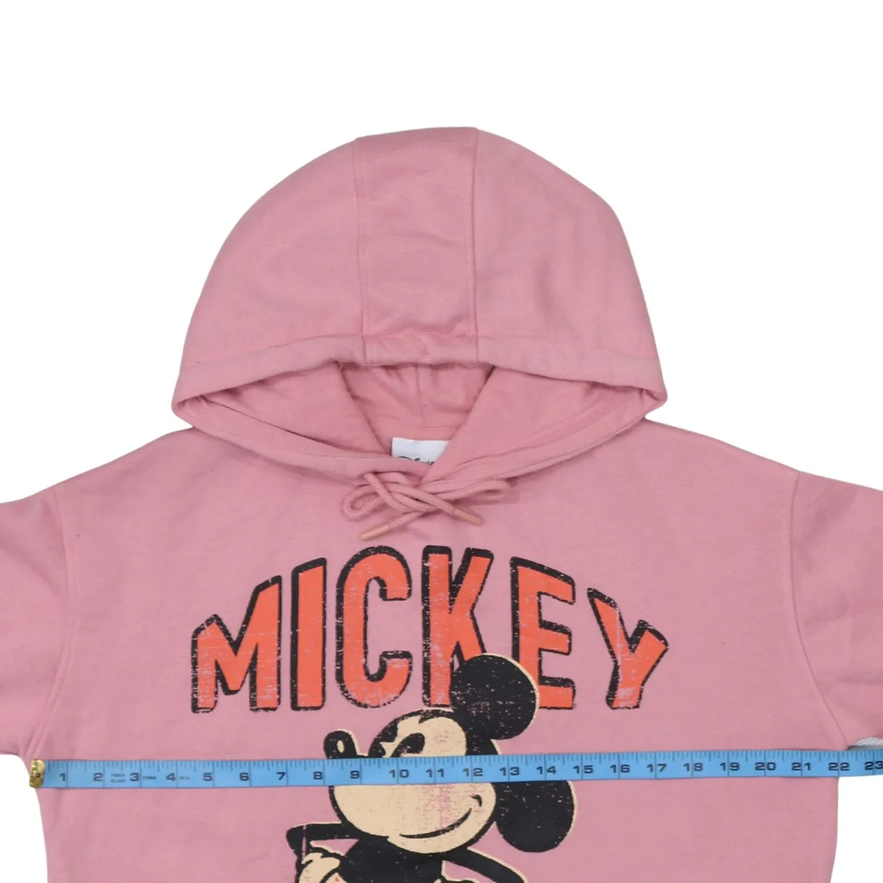 Disney Pink Hoodie Women’s Small Printed Mickey Graphic Pullover Hooded Sweatshirt sold by Vintage Club product image thumbnail 5