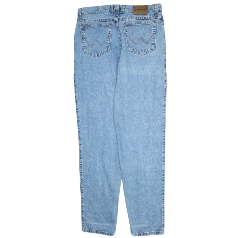 Wrangler Light Blue Jeans Men's 36 Classic Five Pocket Straight Leg Denim Trousers sold by Vintage Club