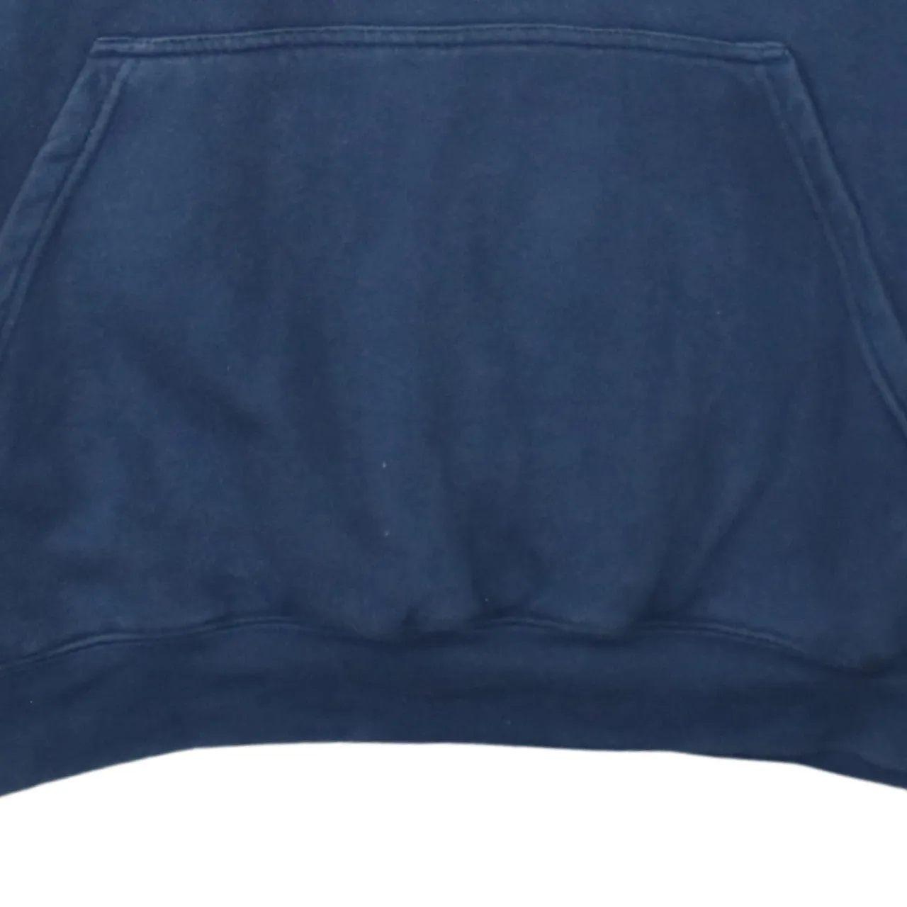 Nike Navy Blue Hoodie Men's Medium Embroidered Swoosh Front Pocket Pullover Sweatshirt sold by Vintage Club product image thumbnail 4