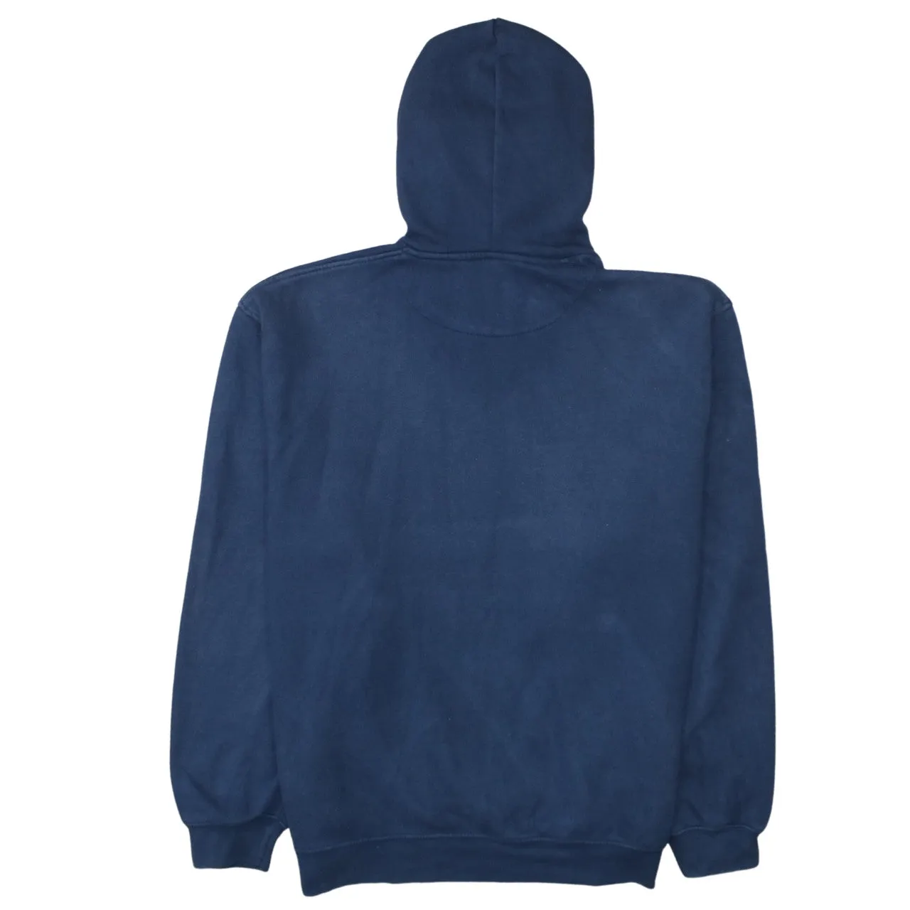 Nike Navy Blue Hoodie Men's Medium Embroidered Swoosh Front Pocket Pullover Sweatshirt sold by Vintage Club product image thumbnail 2