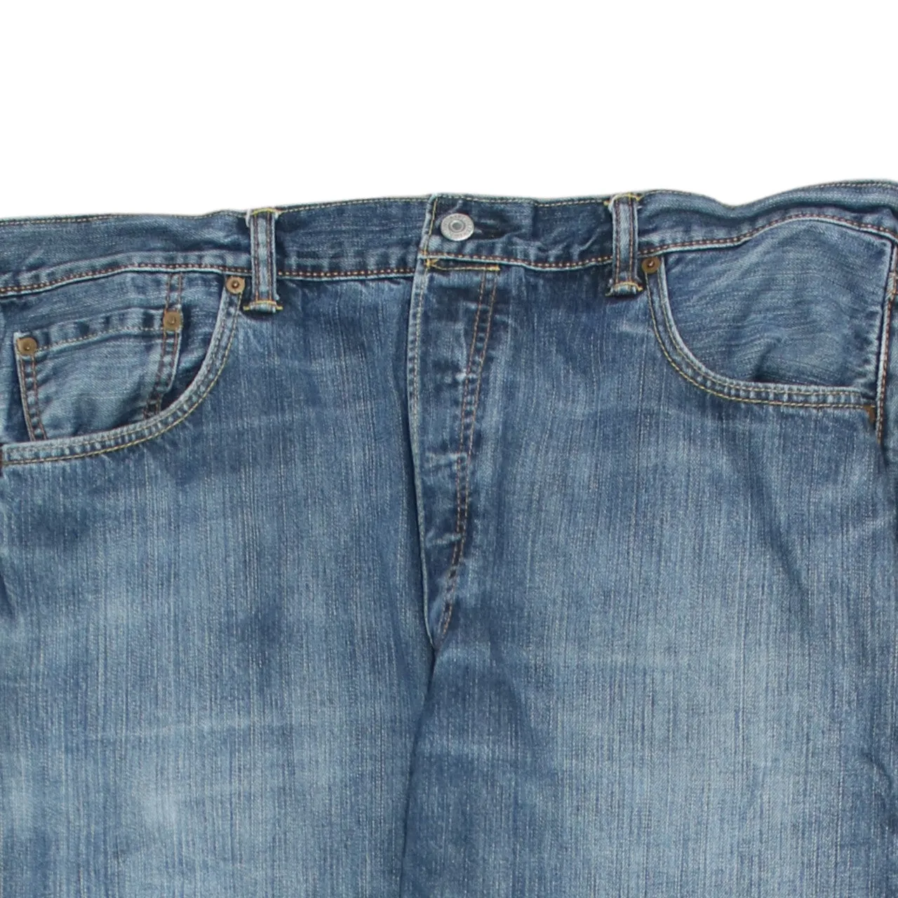 Levi Strauss Blue Denim Jeans Men's 38 Straight Leg Classic Five Pocket Trousers sold by Vintage Club product image thumbnail 3