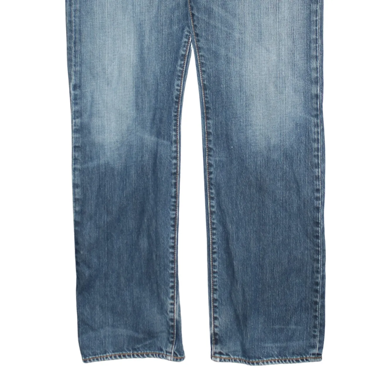 Levi Strauss Blue Denim Jeans Men's 38 Straight Leg Classic Five Pocket Trousers sold by Vintage Club product image thumbnail 4