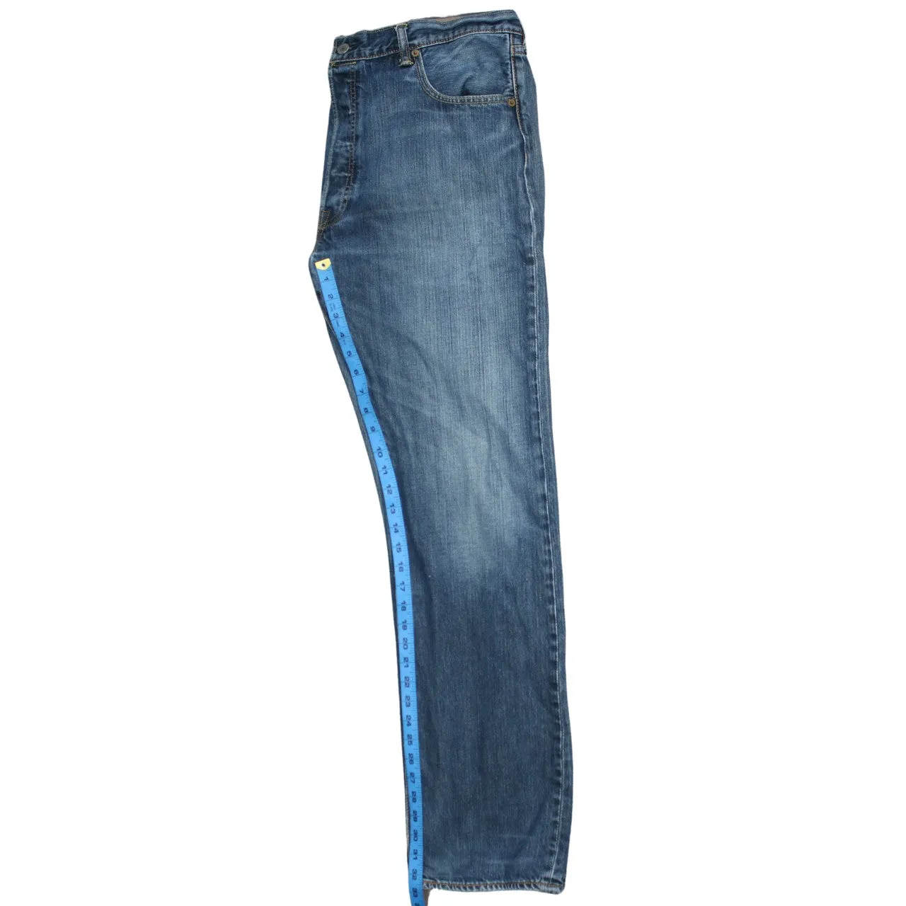 Levi Strauss Blue Denim Jeans Men's 38 Straight Leg Classic Five Pocket Trousers sold by Vintage Club product image thumbnail 5