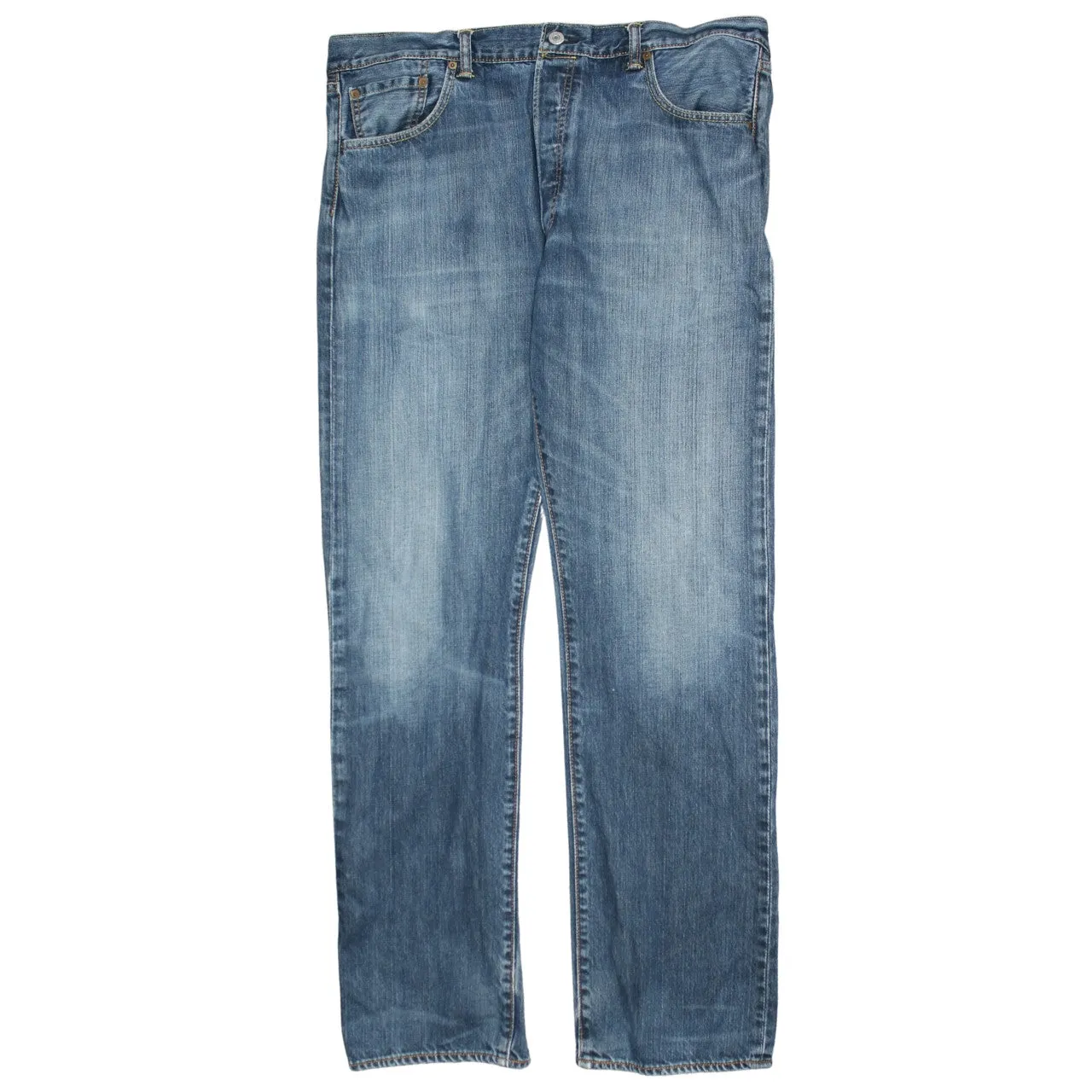 Levi Strauss Blue Denim Jeans Men's 38 Straight Leg Classic Five Pocket Trousers sold by Vintage Club product image thumbnail 2