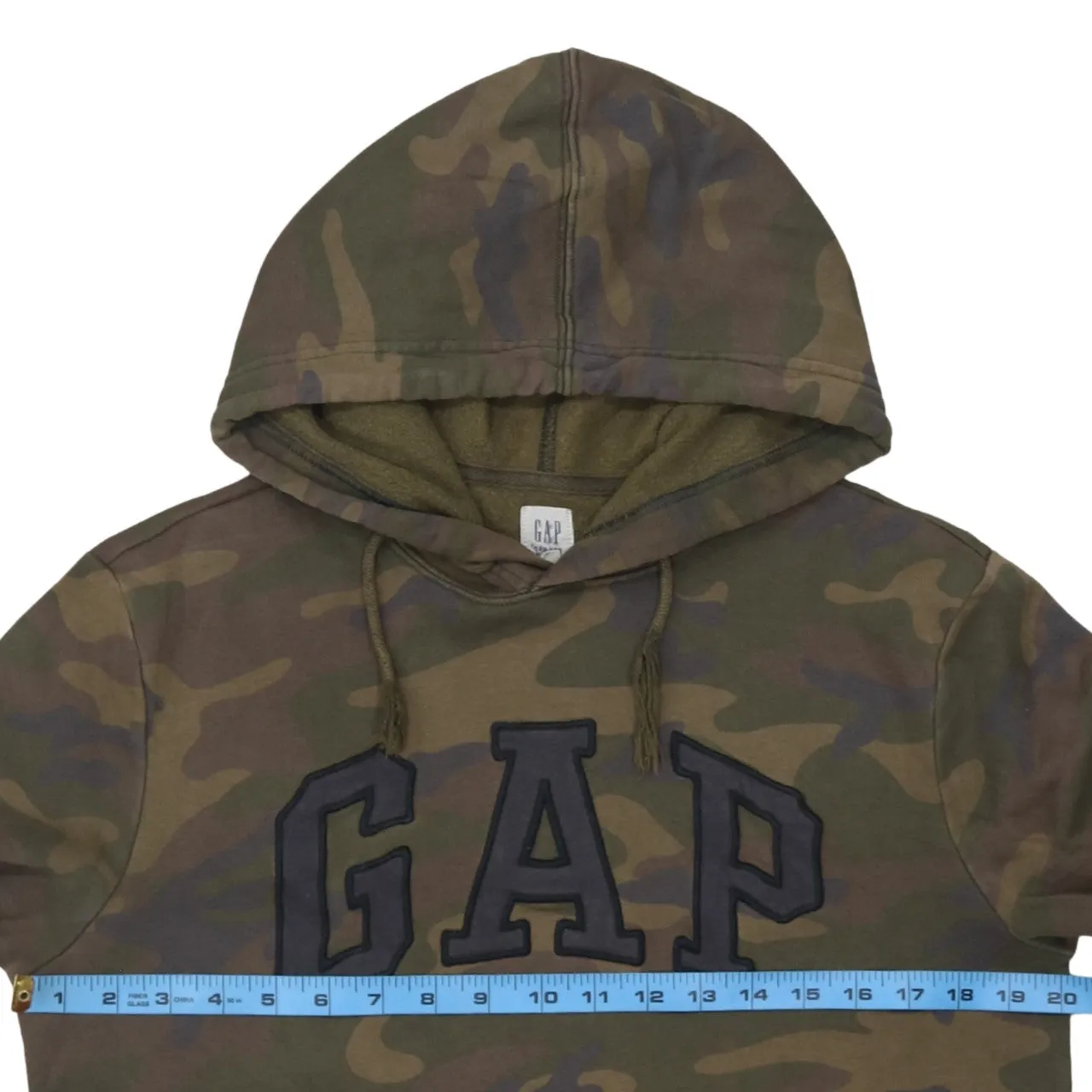 Gap Camouflage Hoodie Men's Small Embroidered Logo Front Pouch Pocket Pullover Sweatshirt sold by Vintage Club product image thumbnail 5