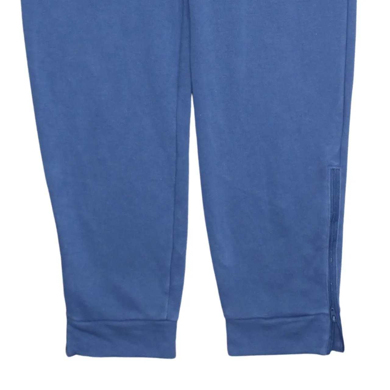 Adidas Blue Joggers Men's Medium Embroidered Logo Elastic Waist Cuffed Sweatpants sold by Vintage Club product image thumbnail 4
