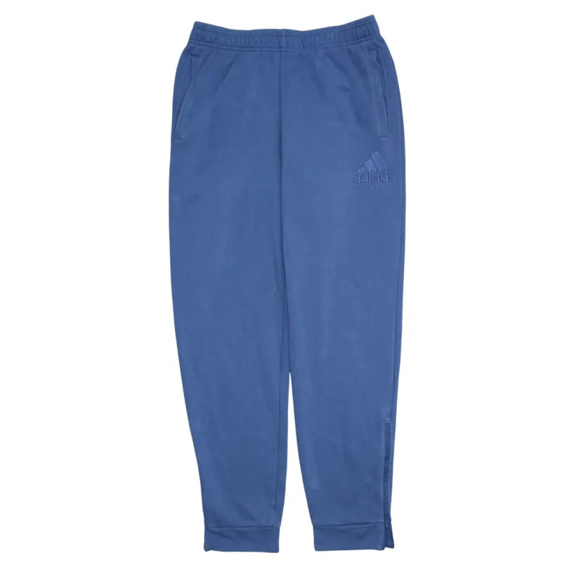 Adidas Blue Joggers Men's Medium Embroidered Logo Elastic Waist Cuffed Sweatpants sold by Vintage Club