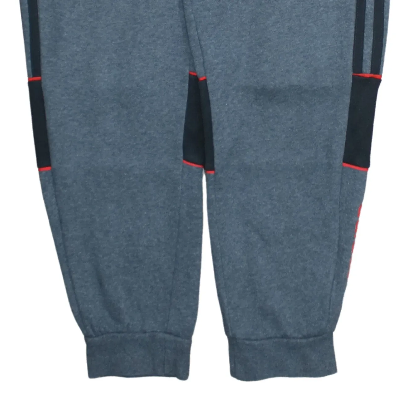 Adidas Dark Grey Joggers Women’s Large Trefoil Logo Three Stripe Panel Sweatpants sold by Vintage Club product image thumbnail 4