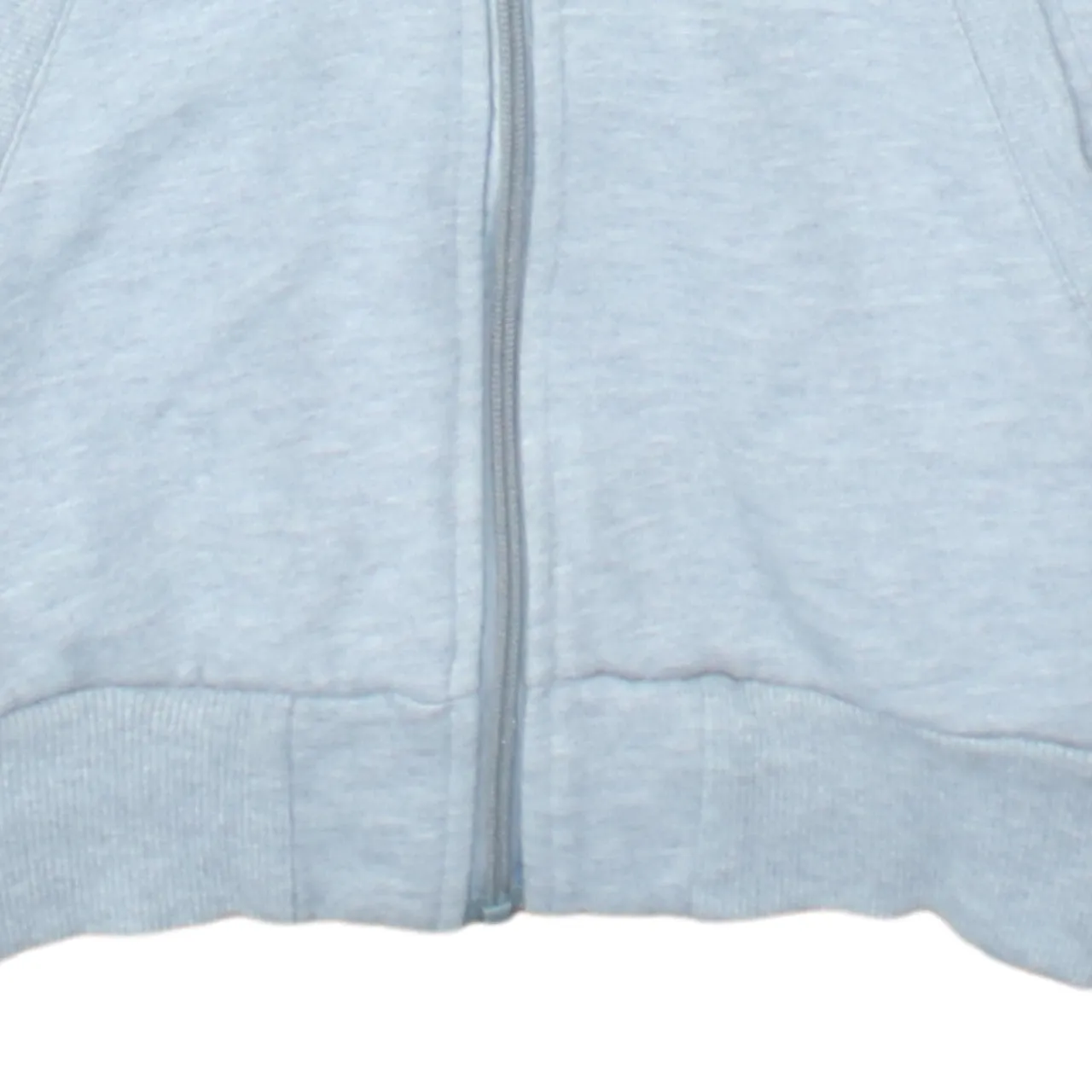 Adidas Black Grey Hoodie Women’s XSmall Full Zip Trefoil Logo Colour Block Sweatshirt sold by Vintage Club product image thumbnail 4