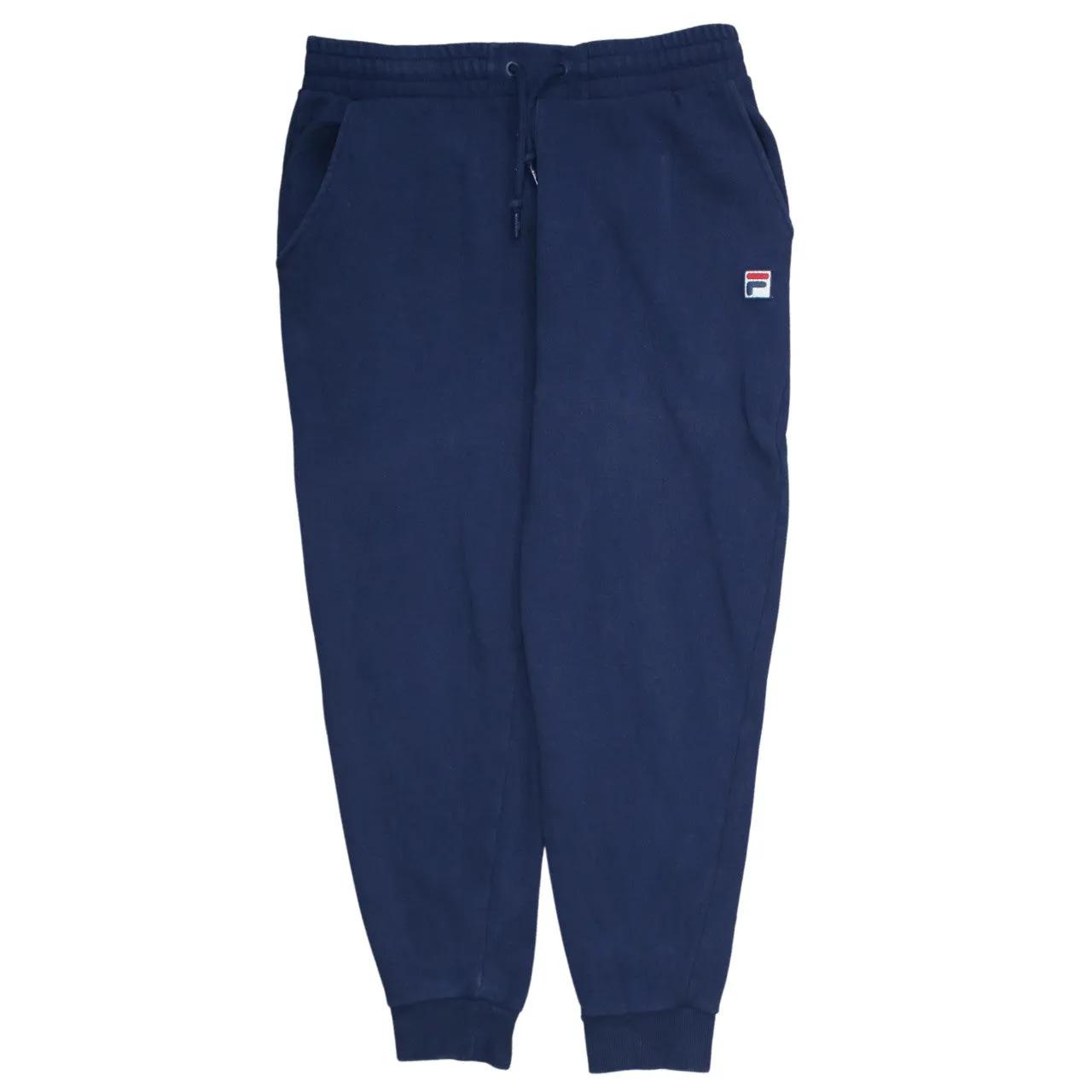 Fila Navy Blue Joggers Men's Medium Embroidered Logo Elastic Waist Cuffed Sweatpants sold by Vintage Club
