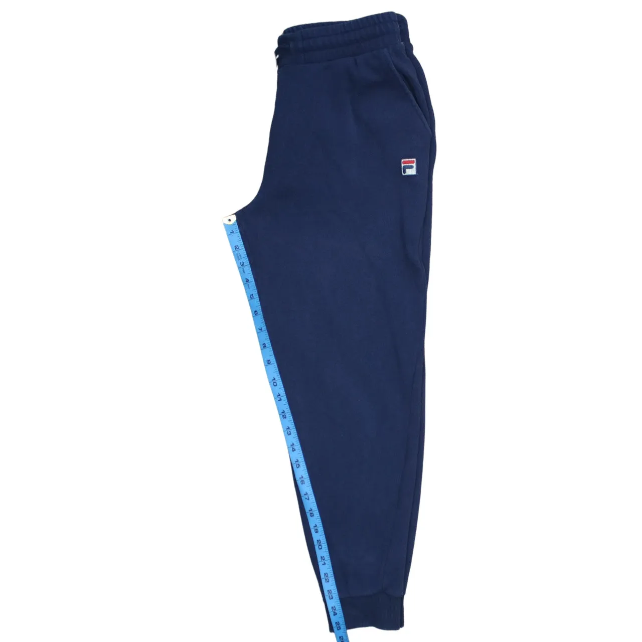 Fila Navy Blue Joggers Men's Medium Embroidered Logo Elastic Waist Cuffed Sweatpants sold by Vintage Club product image thumbnail 5