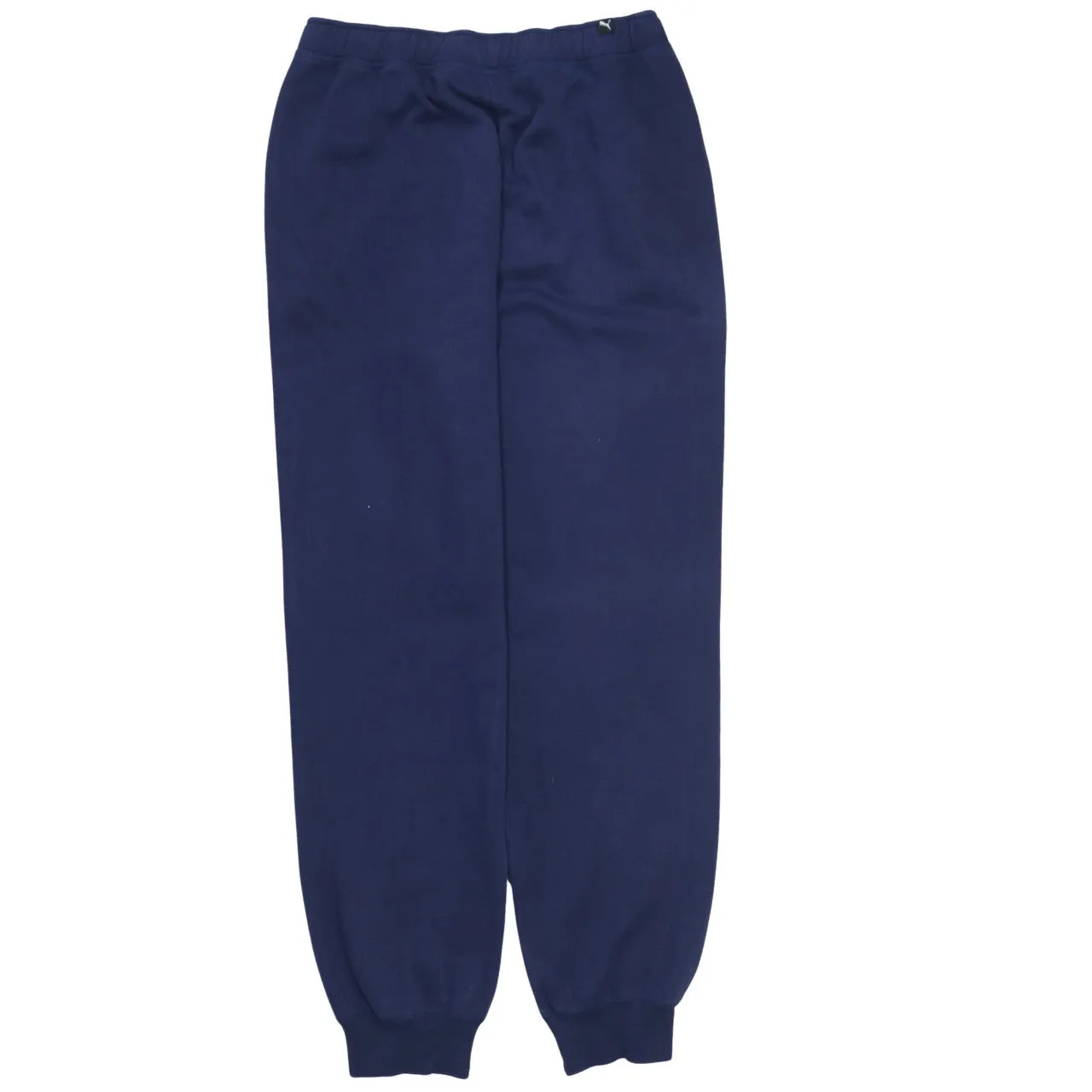 Puma Navy Blue Joggers Men’s Medium Embroidered Logo Elasticated Waist Cuffed Sweatpants sold by Vintage Club product image thumbnail 2