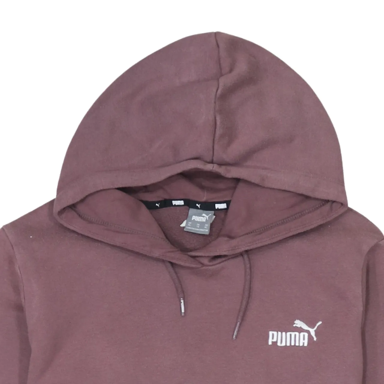 Puma Mauve Hoodie Women’s XLarge Printed Chest Logo Drawstring Hood Front Pocket Sweatshirt sold by Vintage Club product image thumbnail 3