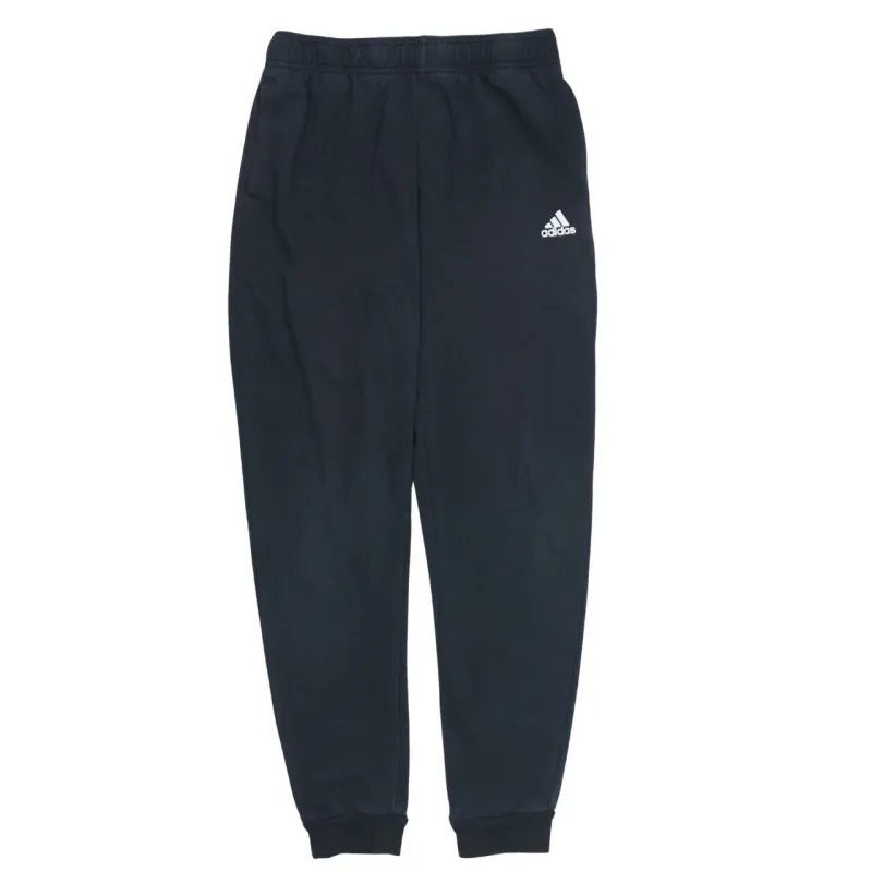 Adidas Black Joggers Women’s Large Embroidered Logo Elastic Waist Cuffed Sweatpants sold by Vintage Club