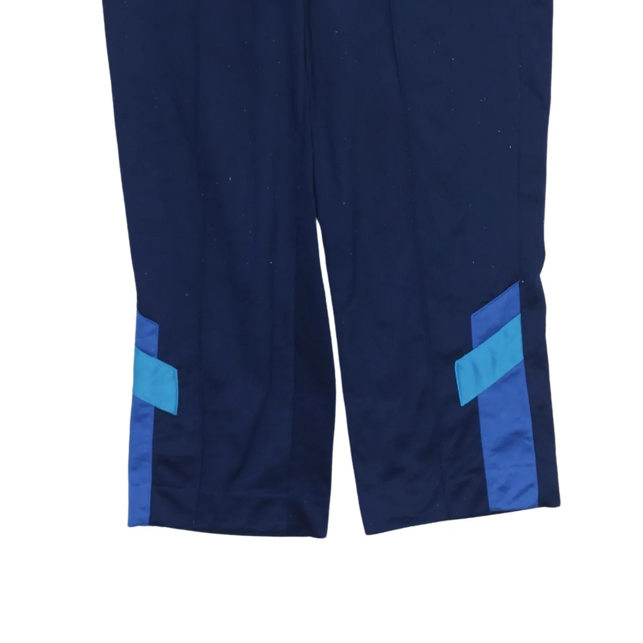 Nike Navy Blue Trousers Men's Small Embroidered Swoosh Elastic Waist Contrast Panels Track Pants sold by Vintage Club product image thumbnail 4