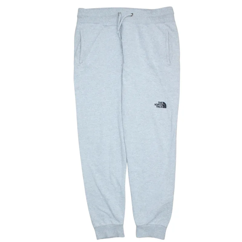 The North Face Light Grey Joggers Men’s Large Embroidered Logo Cuffed Sweatpants Loungewear made by The North Face
