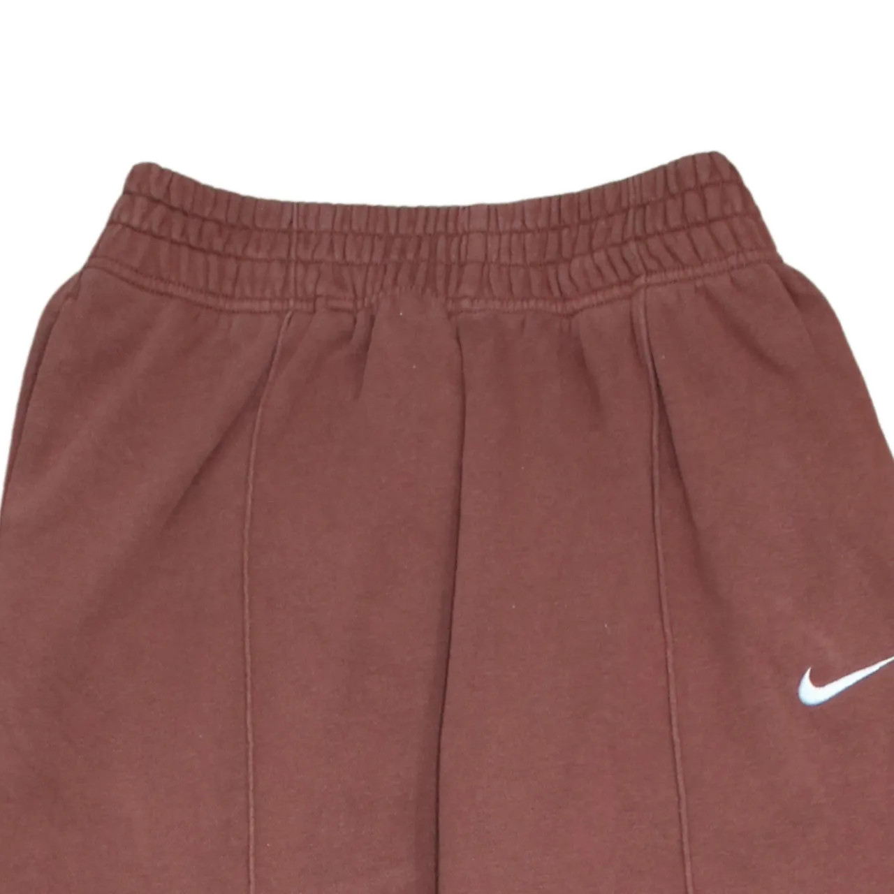 Nike Burgundy Red Joggers Men’s Small Embroidered Swoosh Elastic Waist Cuffed Sweatpants sold by Vintage Club product image thumbnail 3