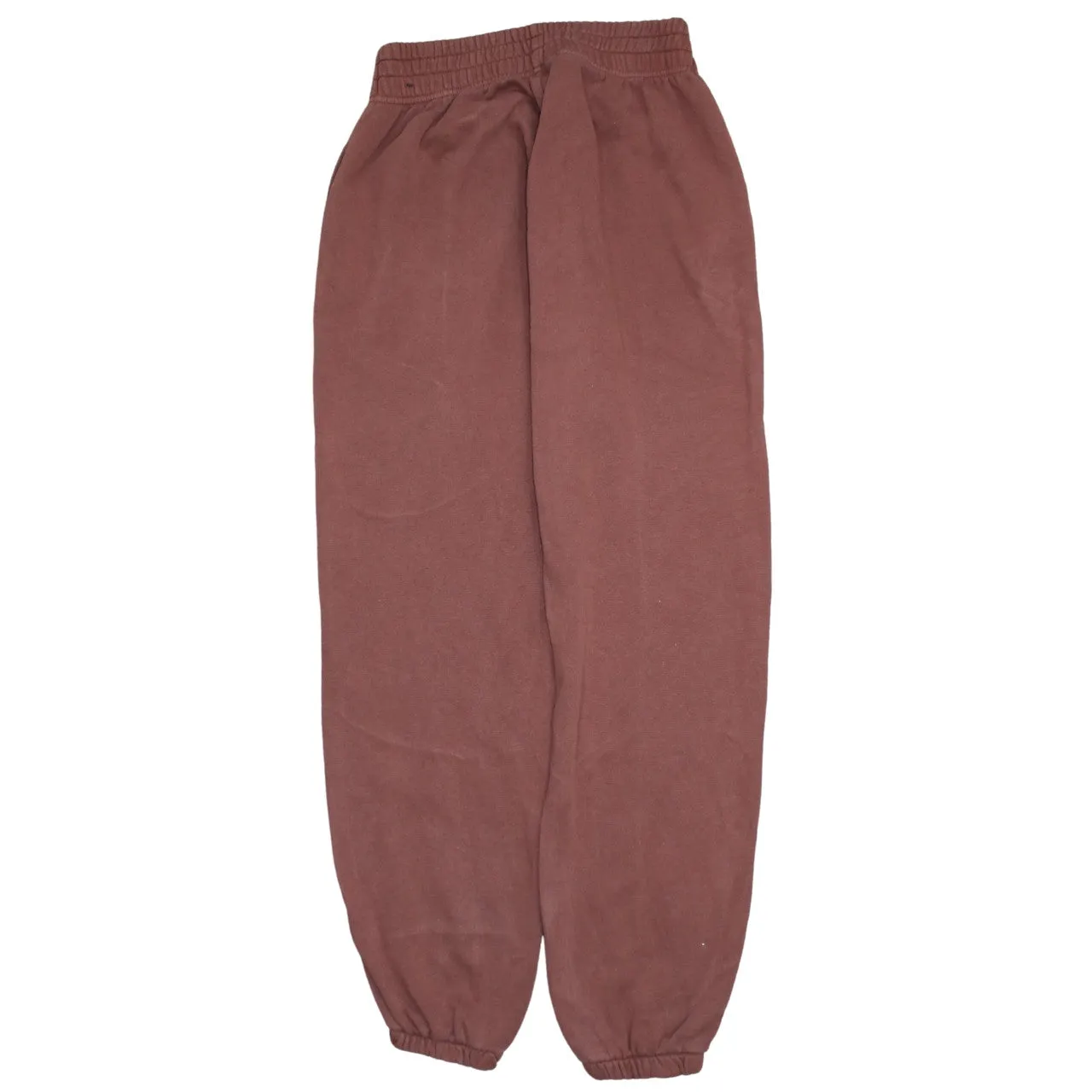 Nike Burgundy Red Joggers Men’s Small Embroidered Swoosh Elastic Waist Cuffed Sweatpants sold by Vintage Club product image thumbnail 2