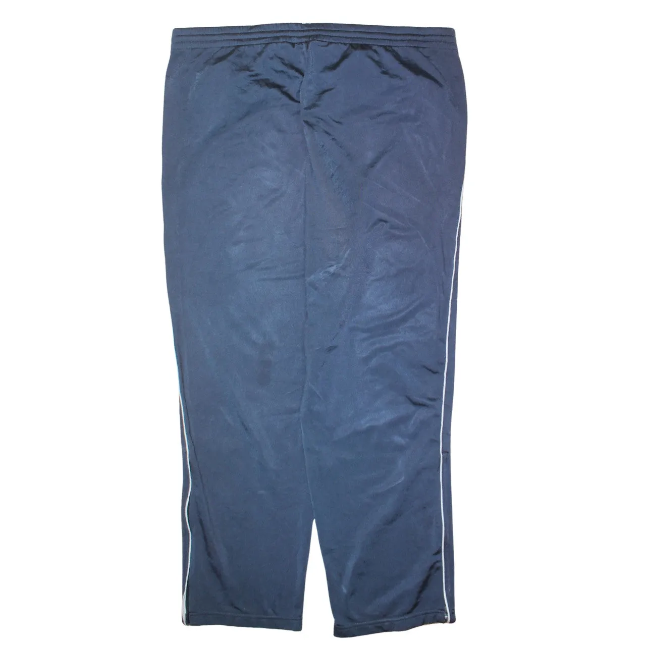 Adidas Navy Blue Track Pants Men's Medium Embroidered Logo Piped Sides Trousers sold by Vintage Club product image thumbnail 2