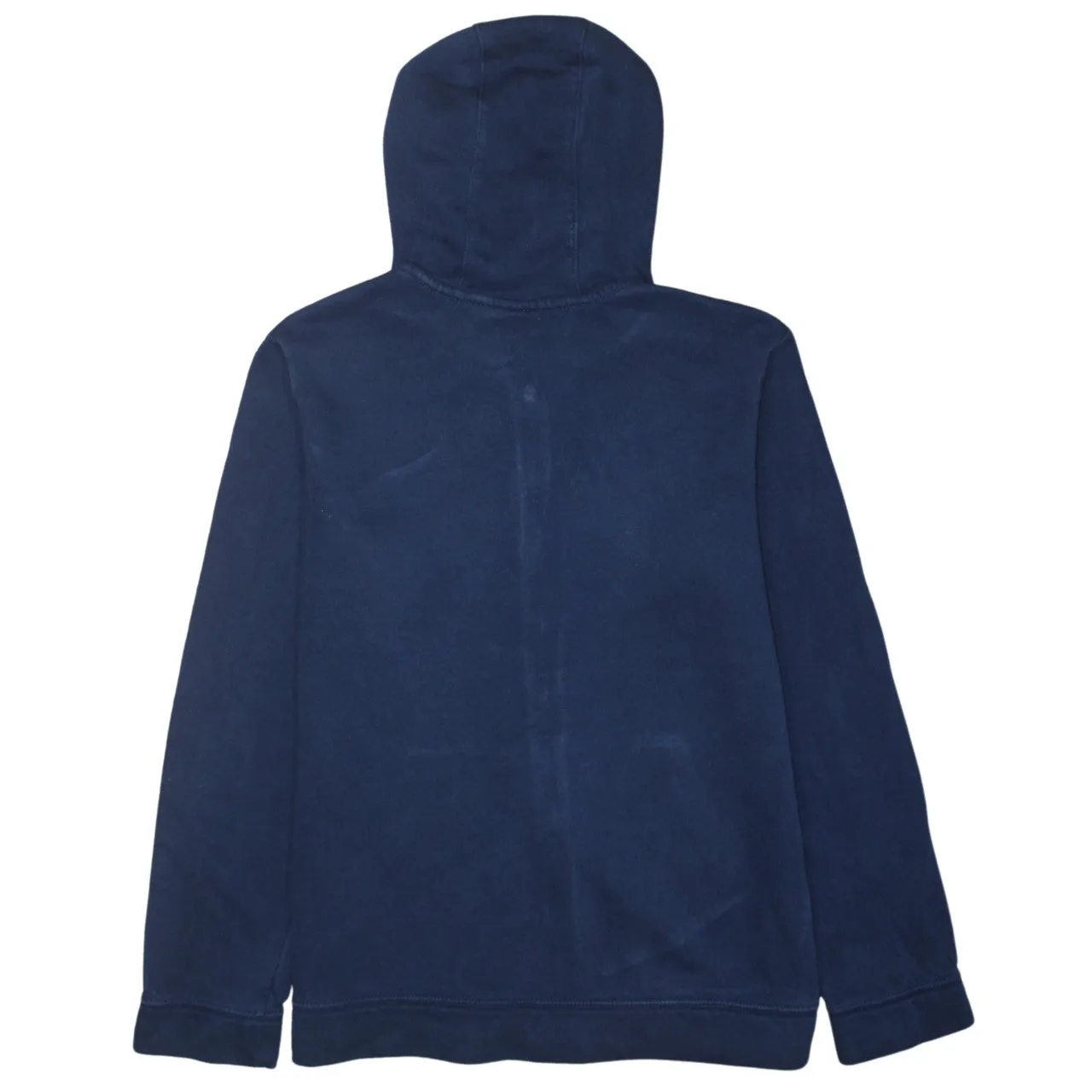 Nike Navy Blue Full Zip Hoodie Women’s XLarge Embroidered Swoosh Split Pockets Fleece Sweatshirt sold by Vintage Club product image thumbnail 2