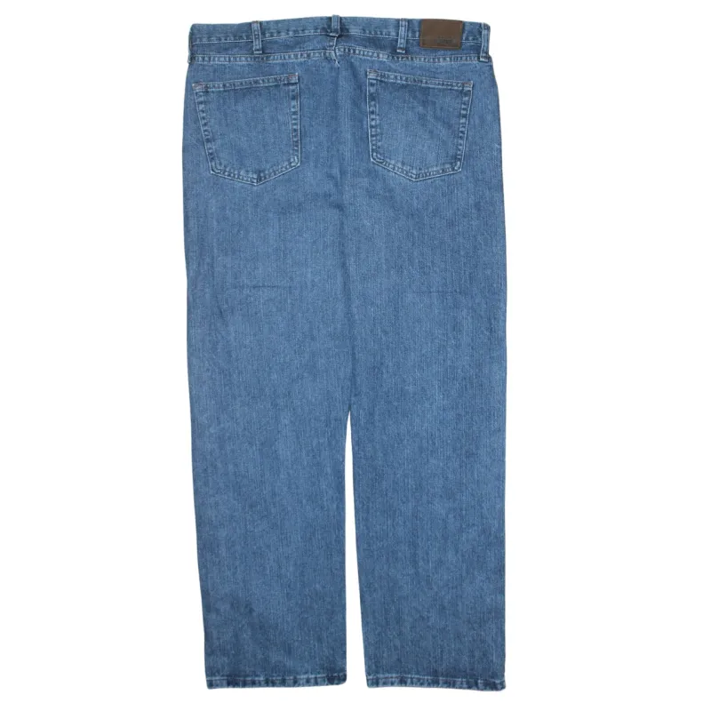 Wrangler Mid Blue Jeans Pants Men's W40 Classic Five Pocket Straight Leg Denim sold by Vintage Club