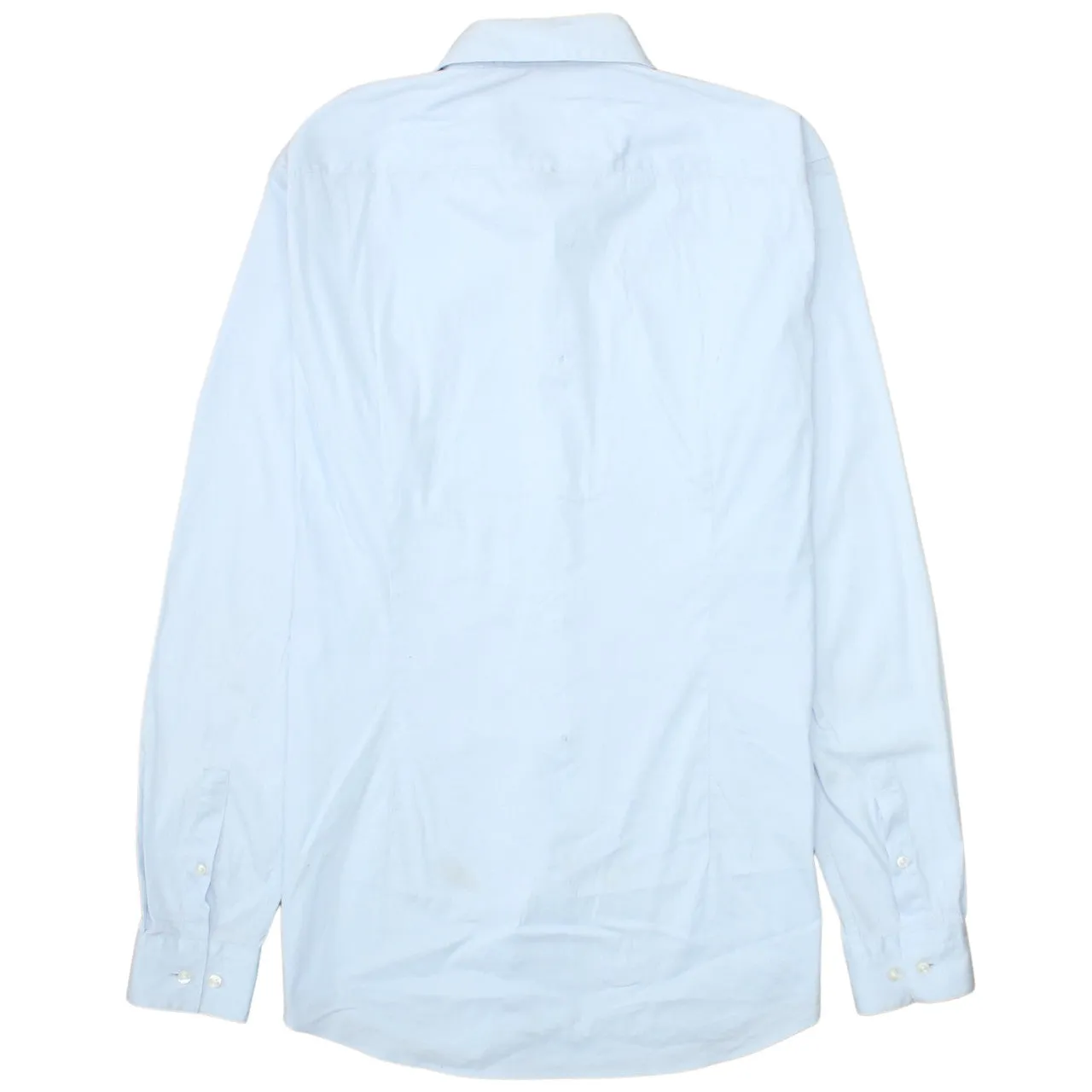 HUGO BOSS Light Blue Shirt Men's Large Long Sleeve Button Up Smart Casual Top sold by Vintage Club product image thumbnail 2