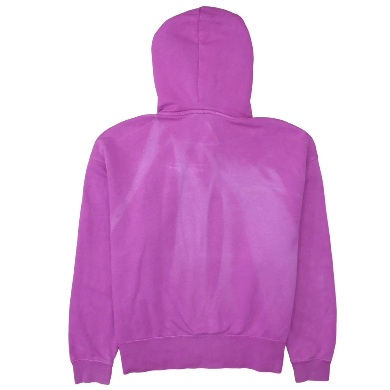 Nike Pink Purple Hoodie Men's Medium Embroidered Swoosh Drawstring Pullover Sweatshirt sold by Vintage Club product image thumbnail 2