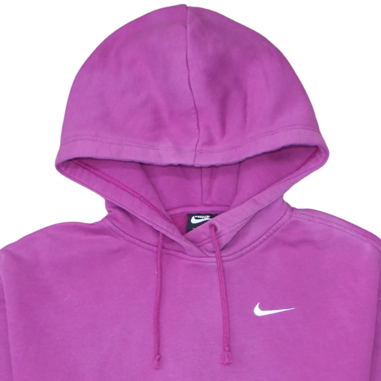 Nike Pink Purple Hoodie Men's Medium Embroidered Swoosh Drawstring Pullover Sweatshirt sold by Vintage Club product image thumbnail 3