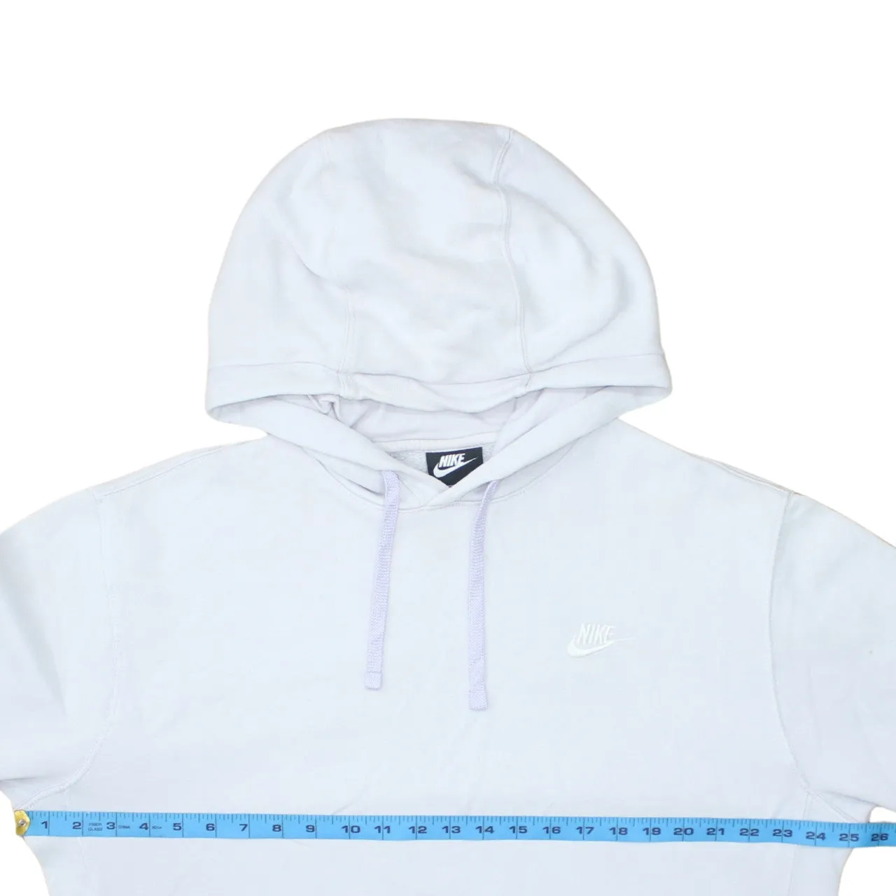 Nike Light Purple Hoodie Men's Medium Embroidered Swoosh Logo Front Pouch Pullover Sweatshirt sold by Vintage Club product image thumbnail 5