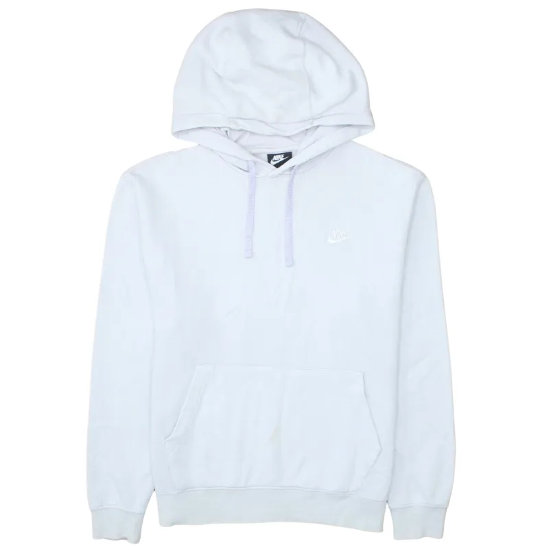 Nike Light Purple Hoodie Men's Medium Embroidered Swoosh Logo Front Pouch Pullover Sweatshirt sold by Vintage Club