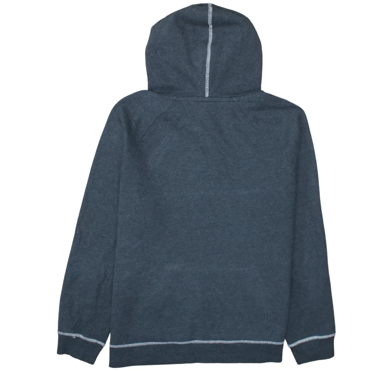 Fila Charcoal Grey Hoodie Women's Large Printed Logo Contrast Stitch Pocket Pullover Sweatshirt sold by Vintage Club product image thumbnail 2