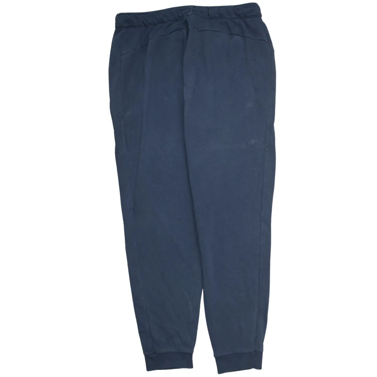 Puma Navy Blue Joggers Men's Large Elastic Waist Cuffed Hem Printed Logo Sweatpants sold by Vintage Club product image thumbnail 2