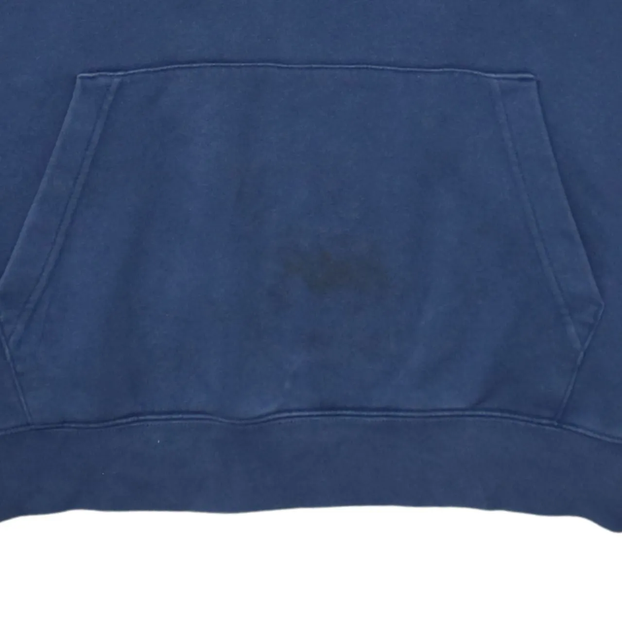 Nike Navy Blue Hoodie Men's Large Embroidered Swoosh Logo Front Pocket Pullover Sweatshirt sold by Vintage Club product image thumbnail 4