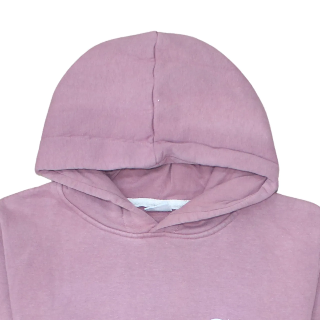 Champion Mauve Pink Hoodie Women’s XLarge Embroidered Chest Logo Fleece Pullover Sweatshirt sold by Vintage Club product image thumbnail 3