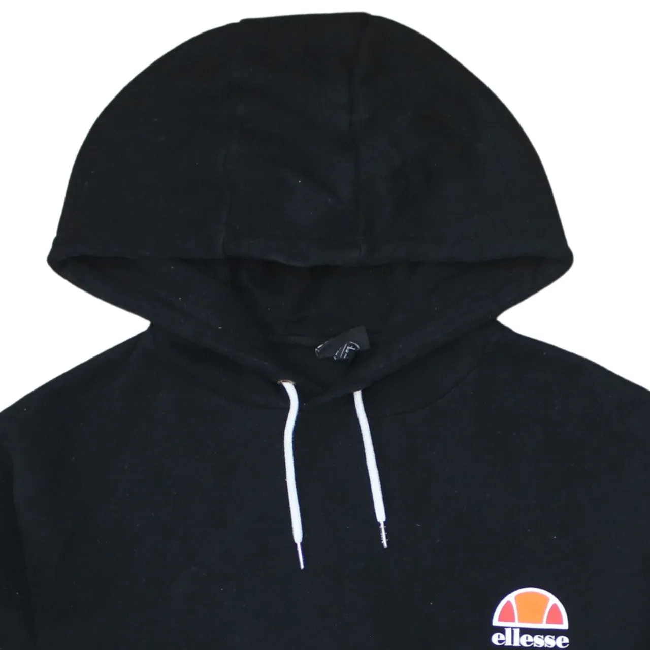 Ellesse Black Hoodie Women’s 4XL Embroidered Chest Logo Drawstring Hood Front Pocket Sweatshirt sold by Vintage Club product image thumbnail 3