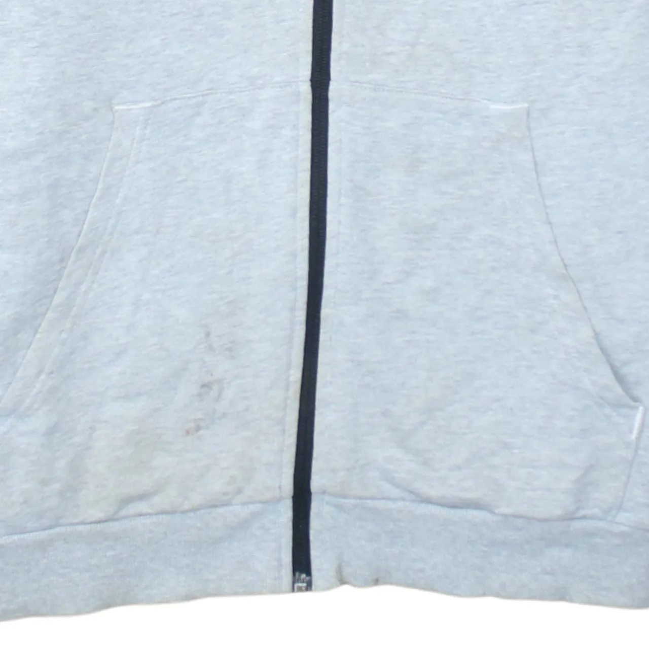 Puma Black Grey Zip Hoodie Men's Large Printed Logo Colour Block Full Zip Sweatshirt sold by Vintage Club product image thumbnail 4