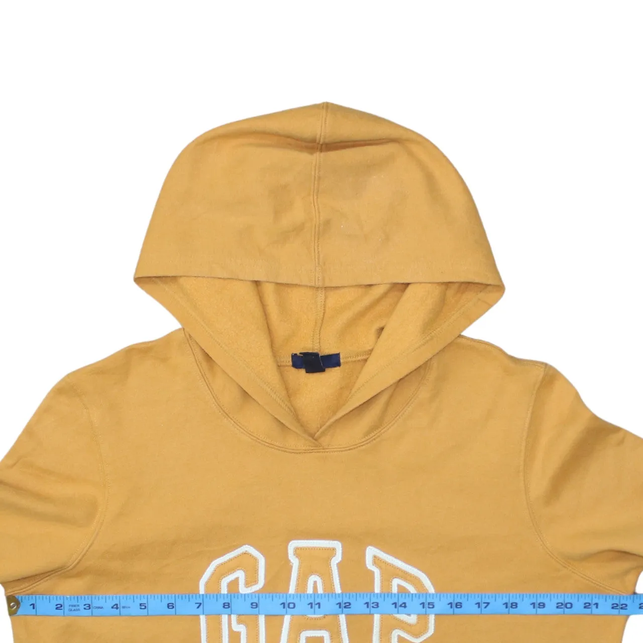 Gap Mustard Yellow Hoodie Women’s XLarge Embroidered Logo Front Pouch Pullover Sweatshirt sold by Vintage Club product image thumbnail 5