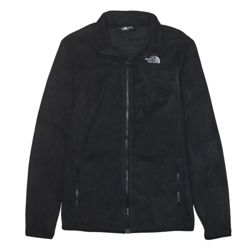 The North Face Black Fleece Jacket Men's Small Full Zip Embroidered Chest Logo Outdoor Top sold by Vintage Club