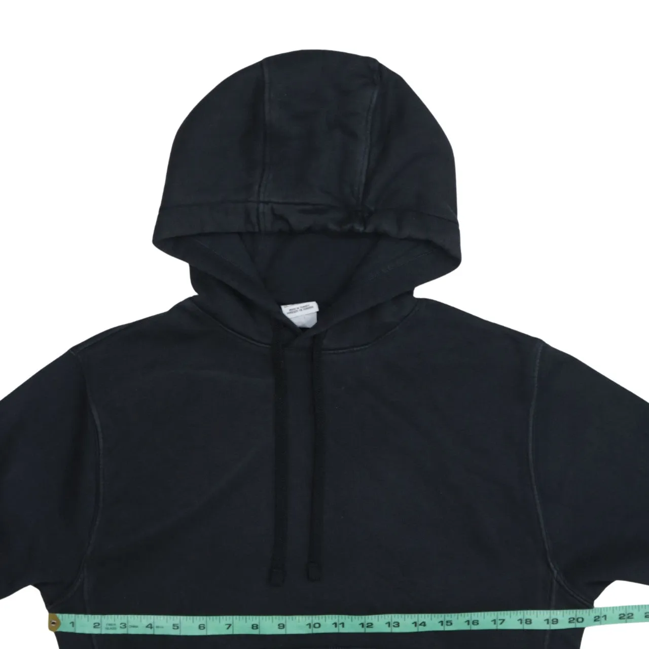 Nike Black Hoodie Men's Large Blue Printed Logo Sleeve Text Pullover Sweatshirt sold by Vintage Club product image thumbnail 5