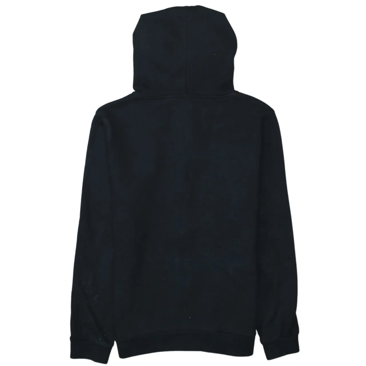 Adidas Black Full Zip Hoodie Men's Medium Three Stripe Sleeves Embroidered Logo Top sold by Vintage Club product image thumbnail 2