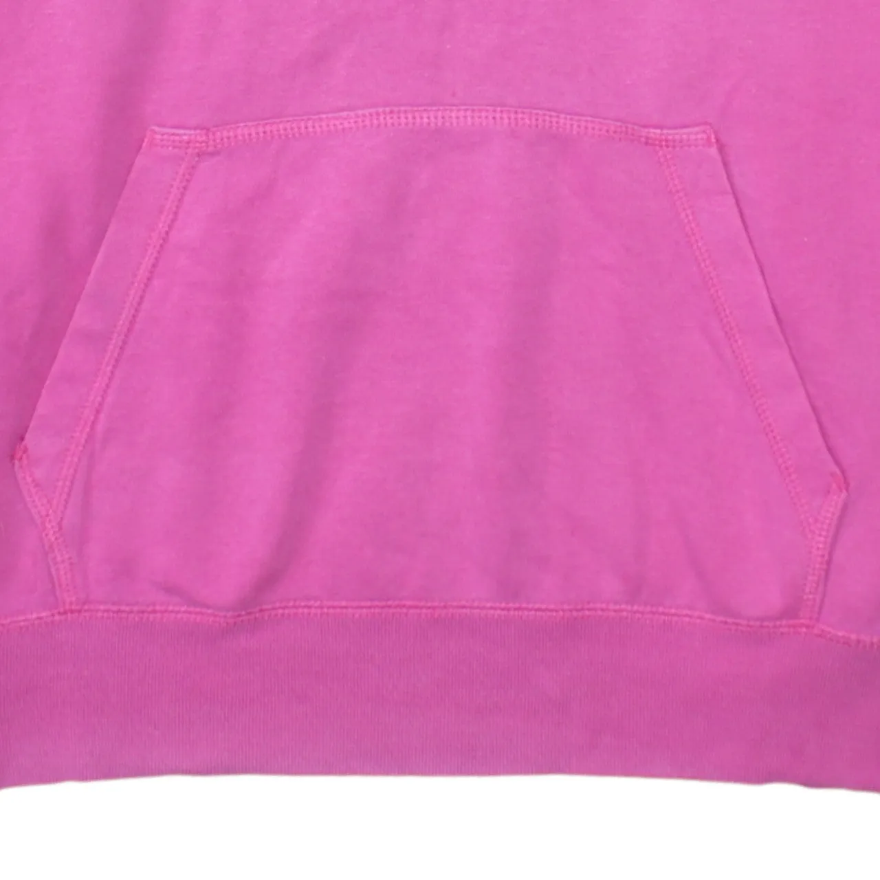 Nike Pink Hoodie Women’s Large Quarter Zip Printed Swoosh Front Pocket Pullover Sweatshirt sold by Vintage Club product image thumbnail 4