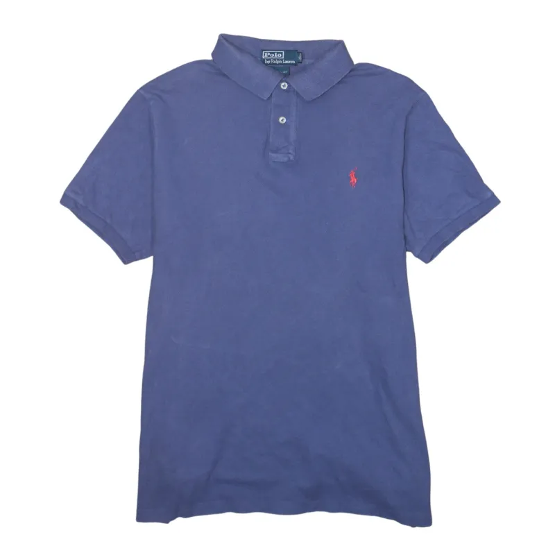 Polo Ralph Lauren Navy Blue Polo Shirt Men's XLarge Embroidered Red Pony Short Sleeve Top sold by Vintage Club